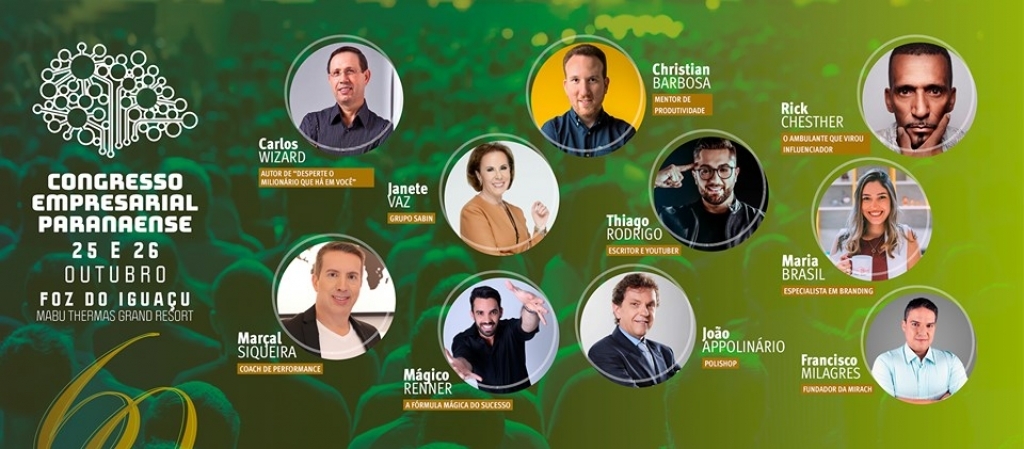 Inscreva-se para o Congresso Empresarial Paranaense agora