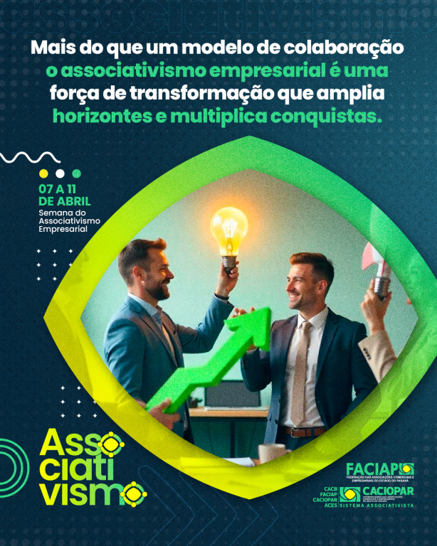 Segunda é o grande dia! Iniciam às ações da Semana do Associativismo! Faça parte!