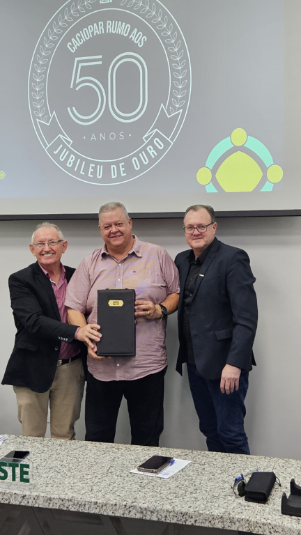 Caciopar homenageia Marcucci na programação oficial de 50 anos