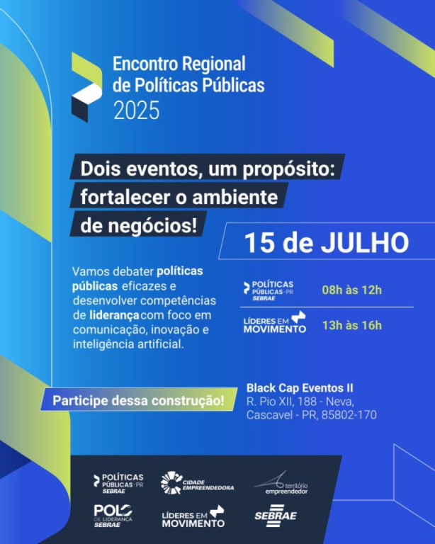 Encontro Regional debaterá políticas públicas e inovação