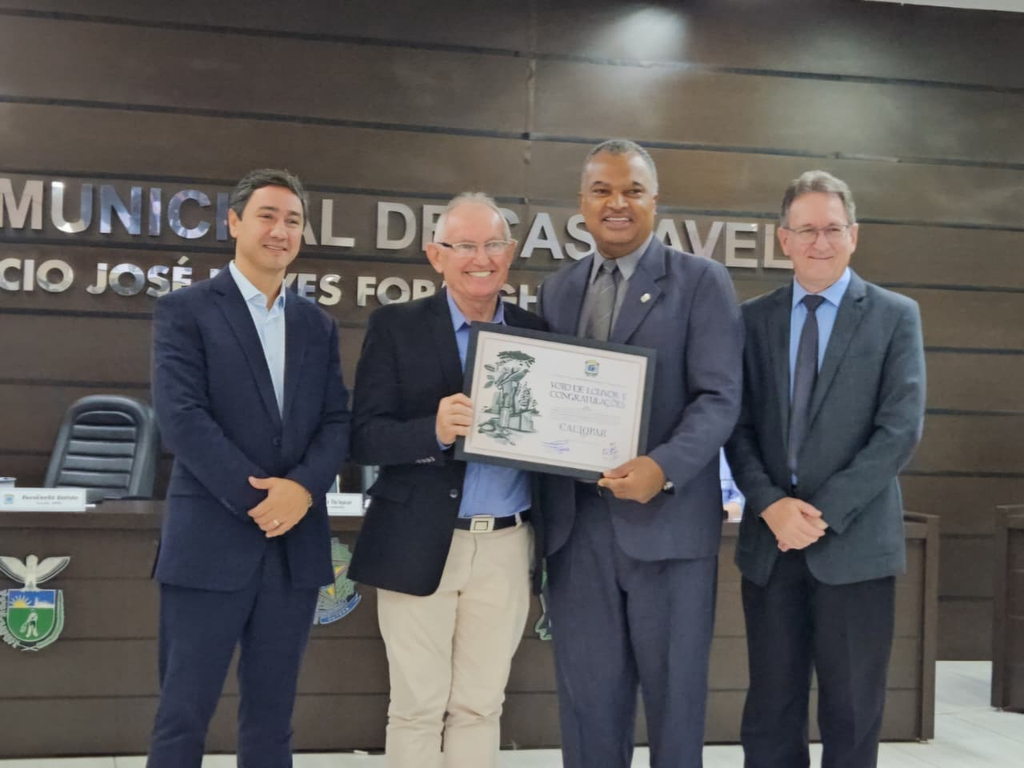 Câmara de Cascavel faz homenagem aos 50 anos de fundação da Caciopar