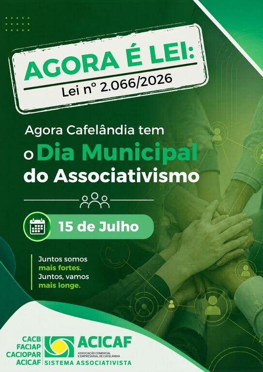 Cafelândia passa a ter o Dia Municipal do Associativismo reconhecido por Lei