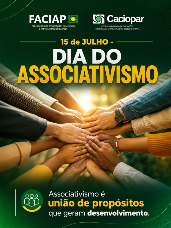 HOJE É O DIA DO ASSOCIATVISMO