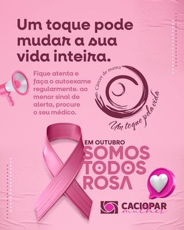 Outubro Rosa – Mulheres participam de ações de prevenção ao câncer no Oeste
